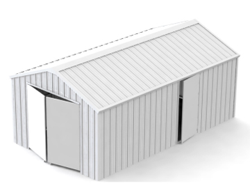 AllMetal Metal Garage, 14FTx21FTx9FT