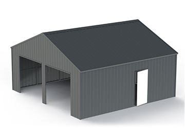 AllMetal Metal Garage, 22FTx23FTx13FT