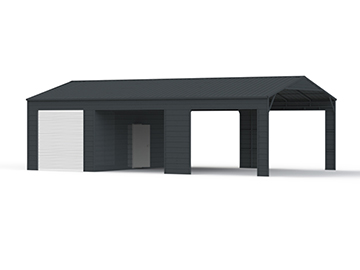 AllMetal Metal Garage, 23FTx40FTx13FT