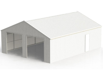 AllMetal Metal Garage, 25FTx45FTx14FT