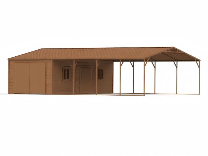 AllMetal Metal Garage, 24FTx30FTx13FT