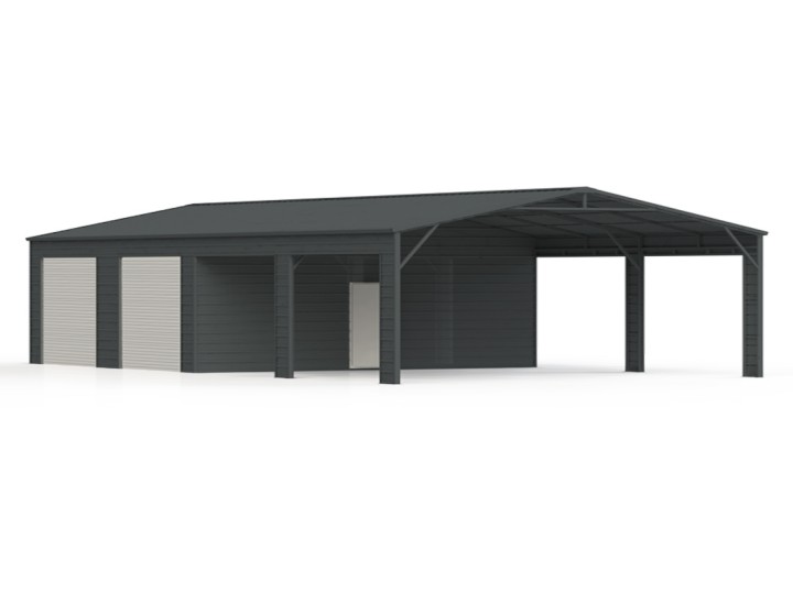 AllMetal Metal Shed, 23FTx46FTx14FT