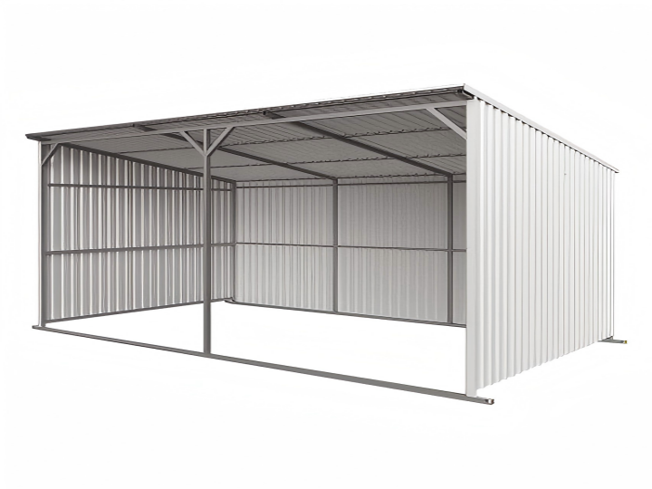 AllMetal Metal Shed, 12FTx20FTx11FT