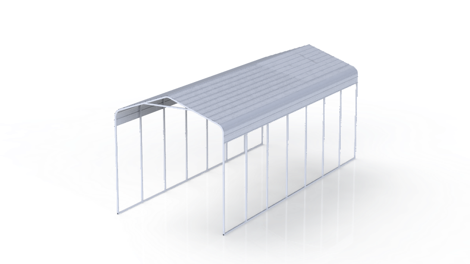 AllMetal Metal Carport, 20FTx40FTx14FT