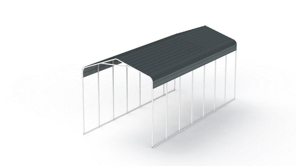 AllMetal Metal Carport, 20FTx40FTx14FT