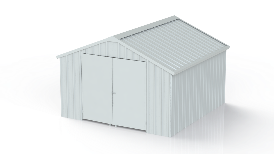 AllMetal Metal Shed, 12FTx12FTx8FT