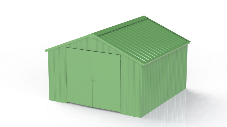 AllMetal Metal Shed, 12FTx12FTx8FT