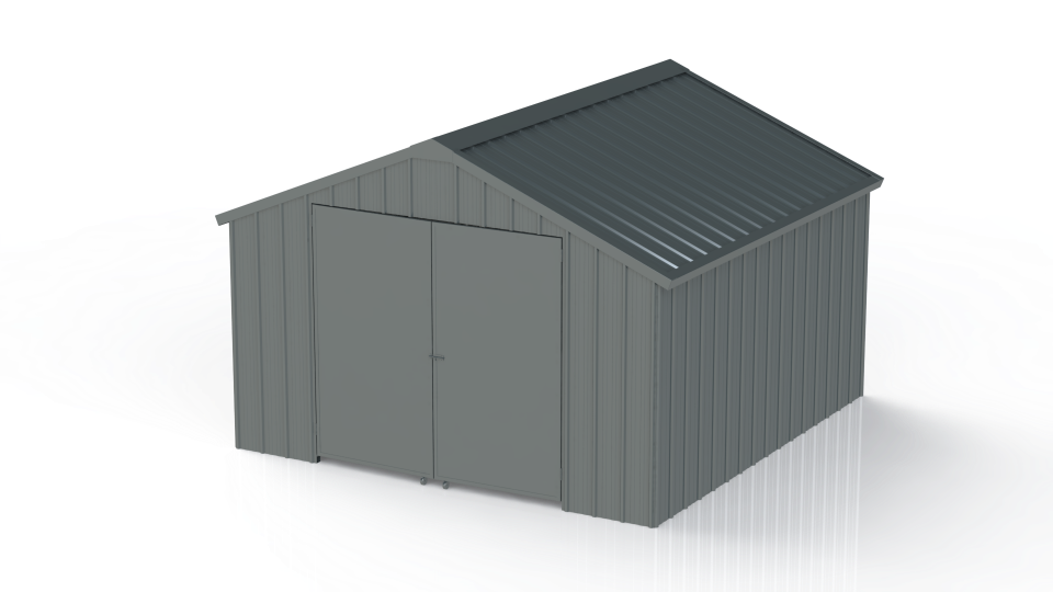 AllMetal Metal Shed, 12FTx12FTx8FT