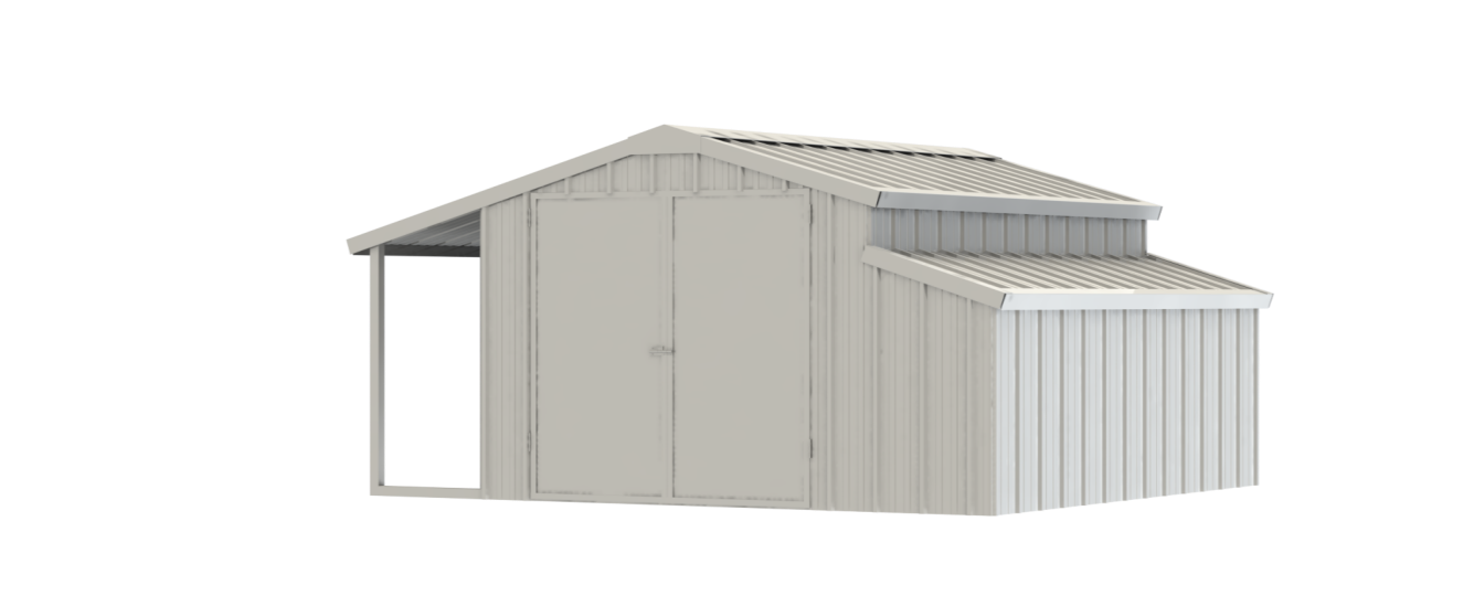 AllMetal Metal Shed, 11FTx10FTx7FT