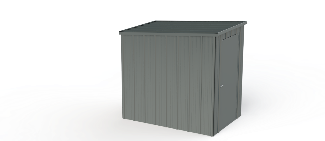AllMetal Metal Shed, 6FTx4FTx6FT