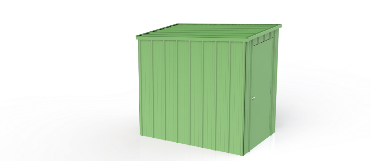 AllMetal Metal Shed, 6FTx4FTx6FT