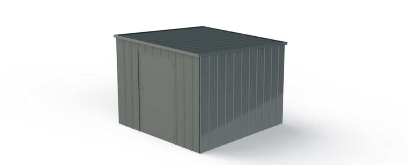 AllMetal Metal Shed, 8FTx8FTx6FT