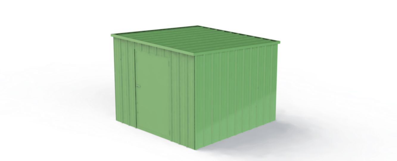 AllMetal Metal Shed, 8FTx8FTx6FT