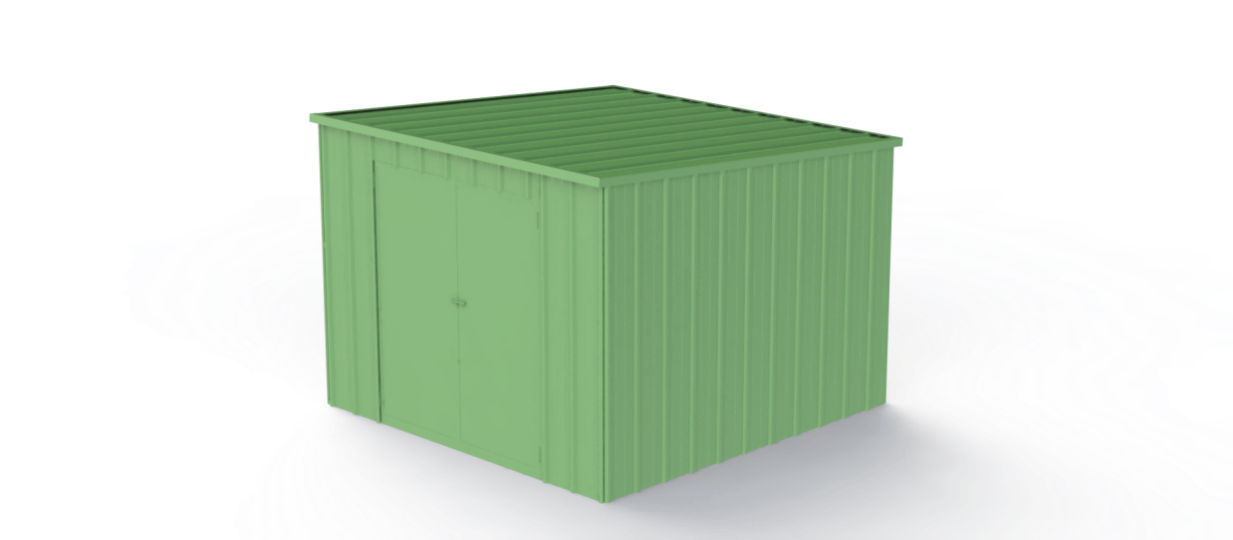 AllMetal Metal Shed, 8FTx8FTx6FT