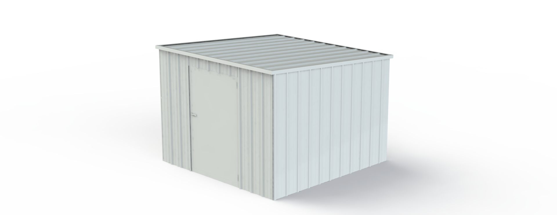 AllMetal Metal Shed, 8FTx8FTx6FT