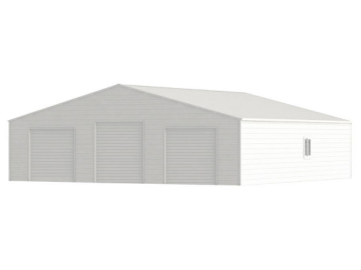 AllMetal Metal Shed, 39FTx39FTx15FT