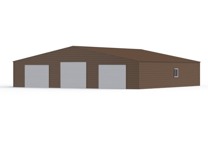 AllMetal Steel Storage Shed, 39FTx39FTx15FT